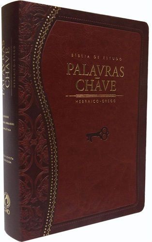 BÍBLIA DE ESTUDO PALAVRAS-CHAVE LUXO MARROM (CLÁSSICA)