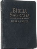 BÍBLIA MÉDIA C/ HARPA CRISTÃ LETRA GRANDE AZUL